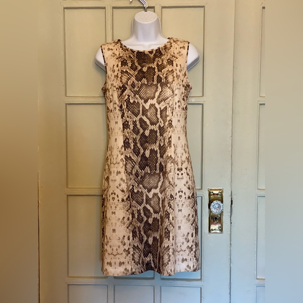 Vince Camuto Dresses Size Small - Snakeskin Print